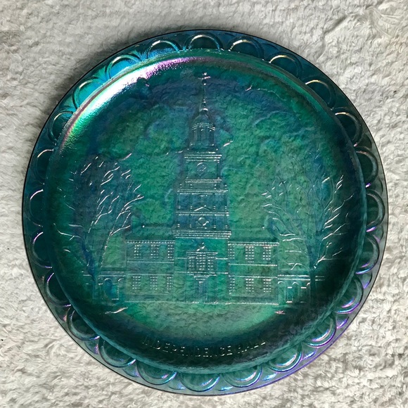 unknown Other - Bi-centennial Carnival Glass Plate.